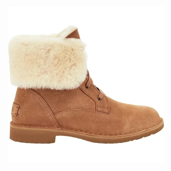 Ugg | Weylyn Chesnut Suede Ankle Boots Sz 5 - Picture 1 of 8